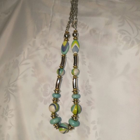 CERAMIC GLASED BEADS & Possibly Bakelite - Picture 2 of 13